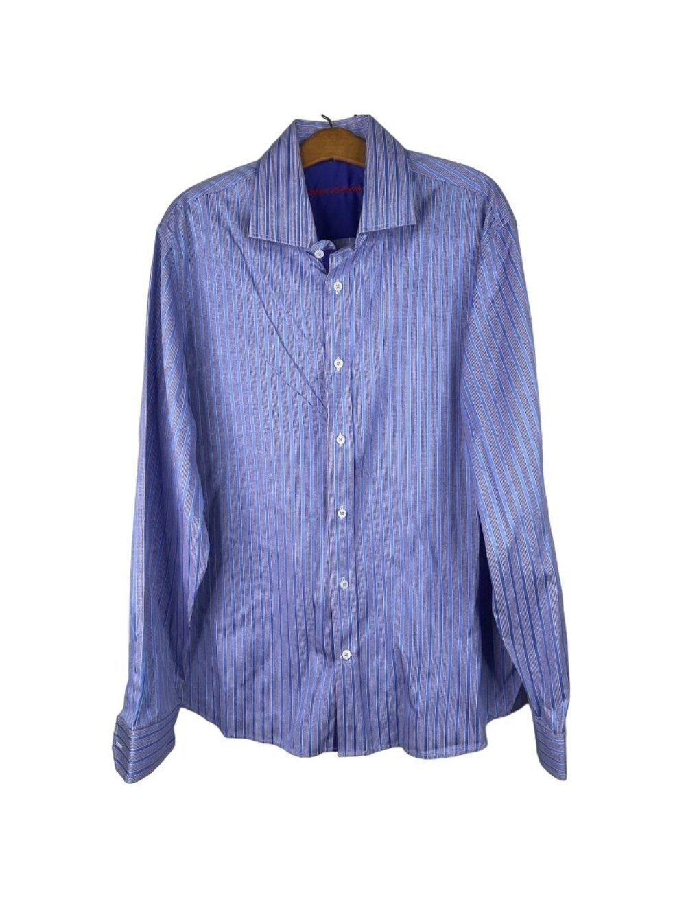 Report Collection Shirt Size XL Striped Button Down Collared Long Sleeve Career